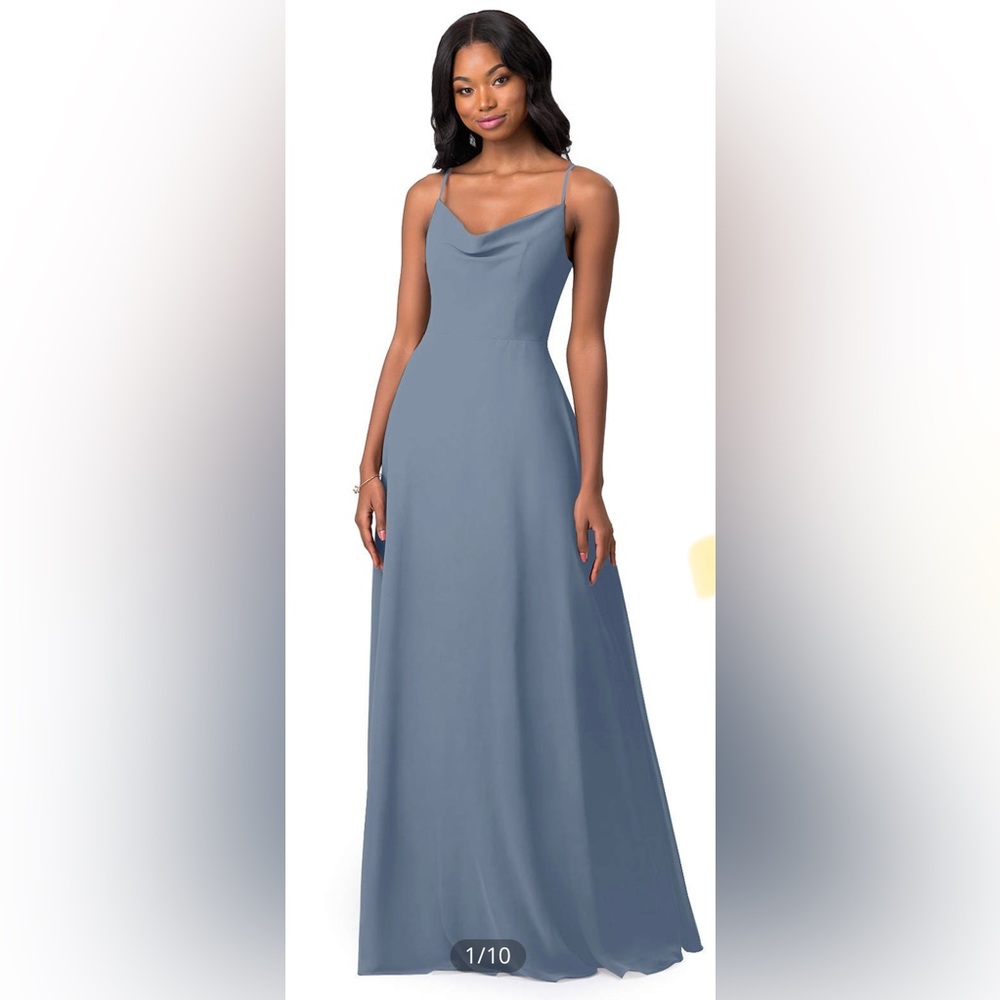 AZAZIE DAENERYS
A-Line Chiffon Floor-Length Dress Twilight
